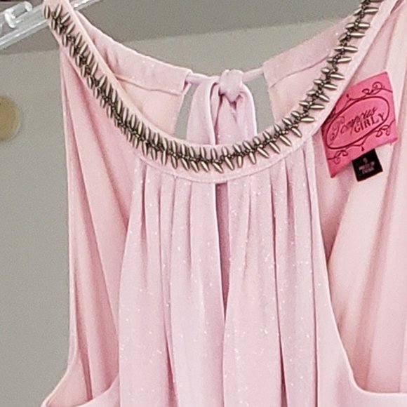 POMPAUS  Girly  women's Maxi Dress . - Picture 4 of 16